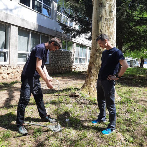 Odběr půdního vzduchu pro stanovení koncentrace radonu v půdním vzduchu